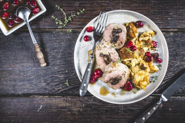 Schweinefilet gefüllt